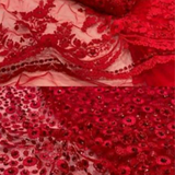 44” Net Embroideries Combinations