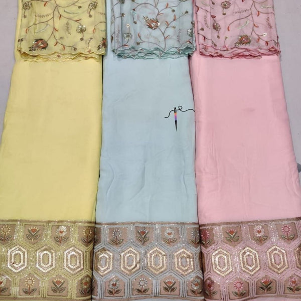 Georgette and Organza Embroideries 54" Combinations