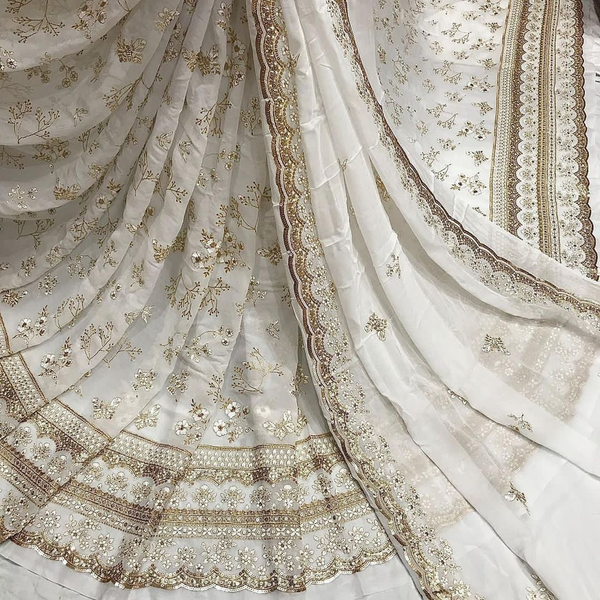 Pure Georgette Embroideries 54"