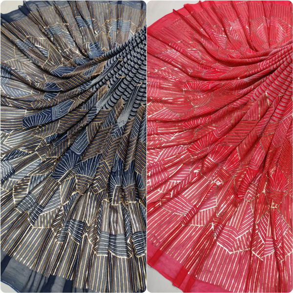 Pure Georgette Embroideries 54"