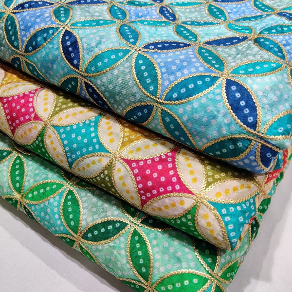 Pure Chinon Chiffon Embroideries 44"