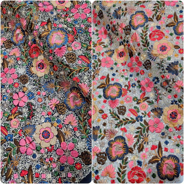 Georgette Embroidery 44"