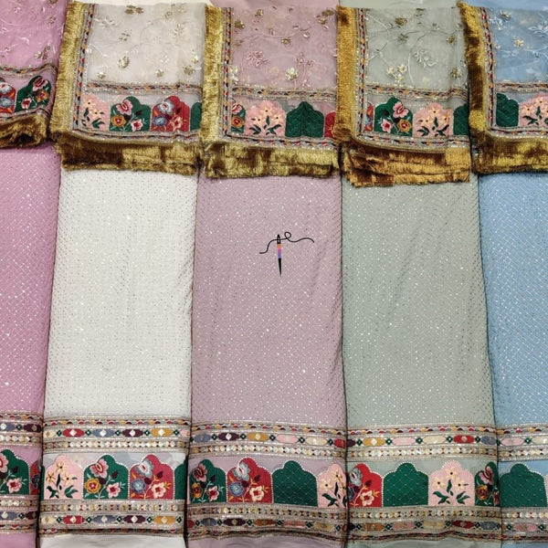 Georgette Embroideries 54"