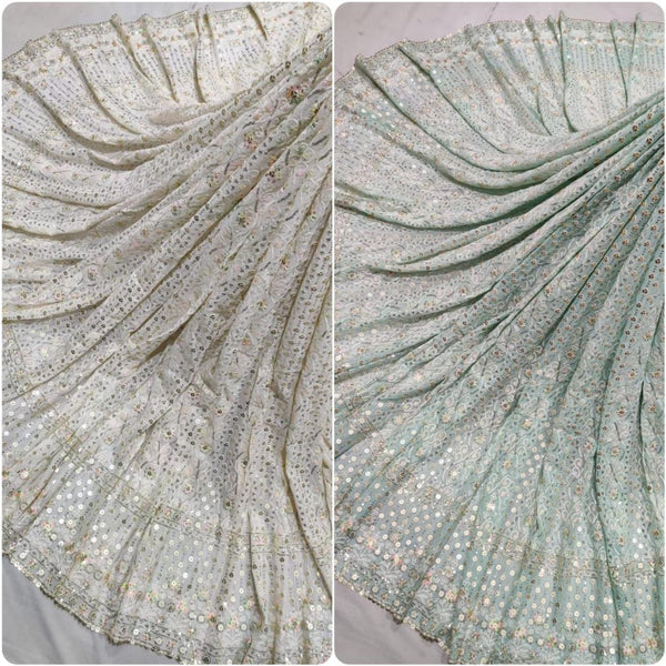 Pure Georgette Embroideries 54"