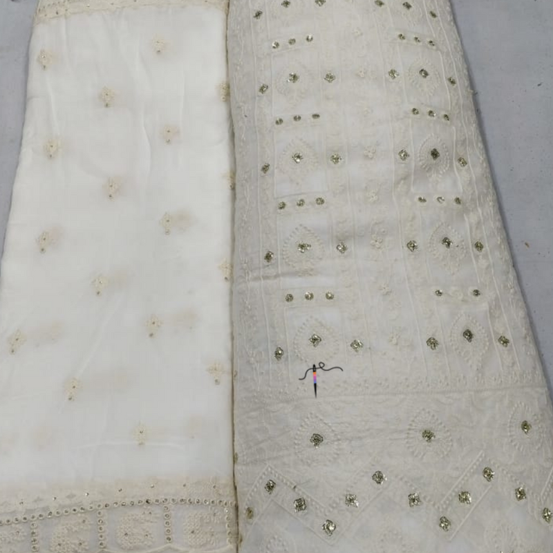 Pure Georgette Embroideries 54”