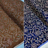 Velvet Embroideries , Width : 44"