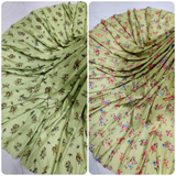 Pure Dola Silk + Print , Width : 44"