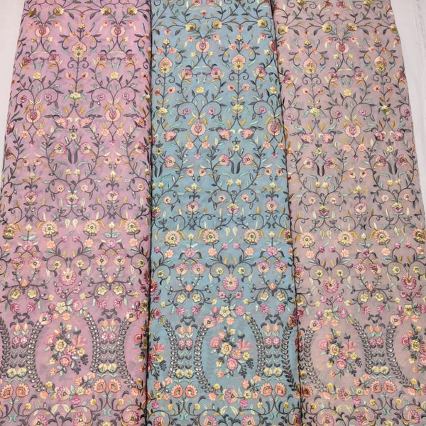 Georgette Embroideries 54"