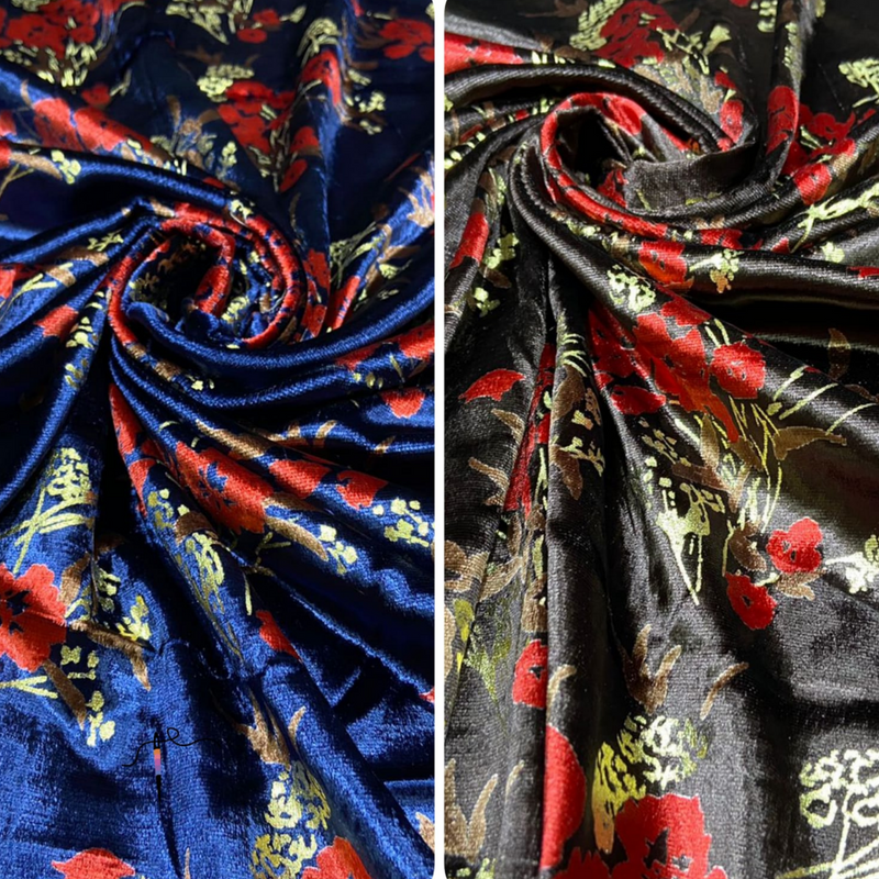 Silk Velvet Prints 44"