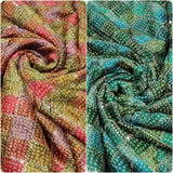 Pure Chinon Chiffon  Embroideries 44"