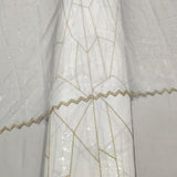 Pure Georgette and Organza Embroideries 54" & 44" Combinations