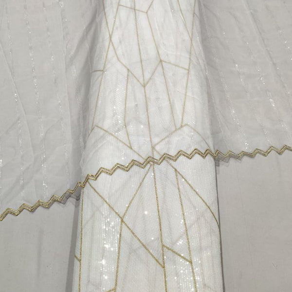 Pure Georgette and Organza Embroideries 54" & 44" Combinations