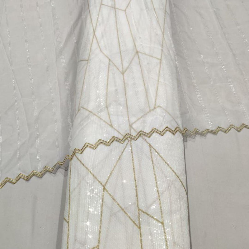 Pure Georgette and Organza Embroideries 54" & 44" Combinations