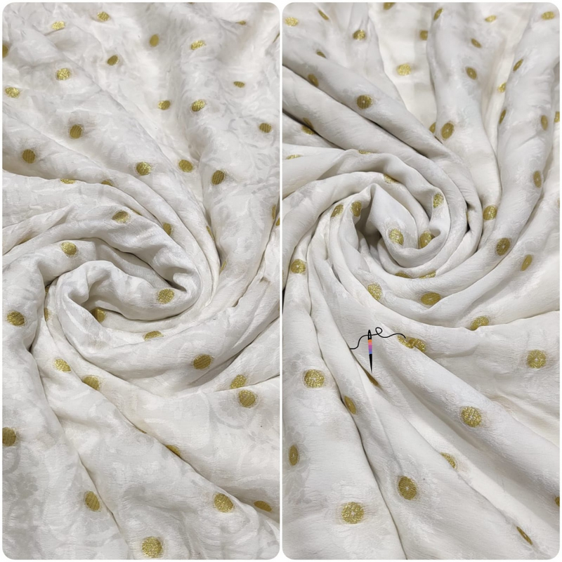 Crepe Self Jacquard , 44”