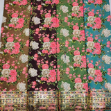Georgette Print plus Embroideries