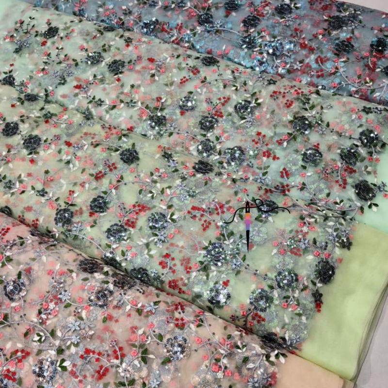 Nett Embroideries , Width: 54"