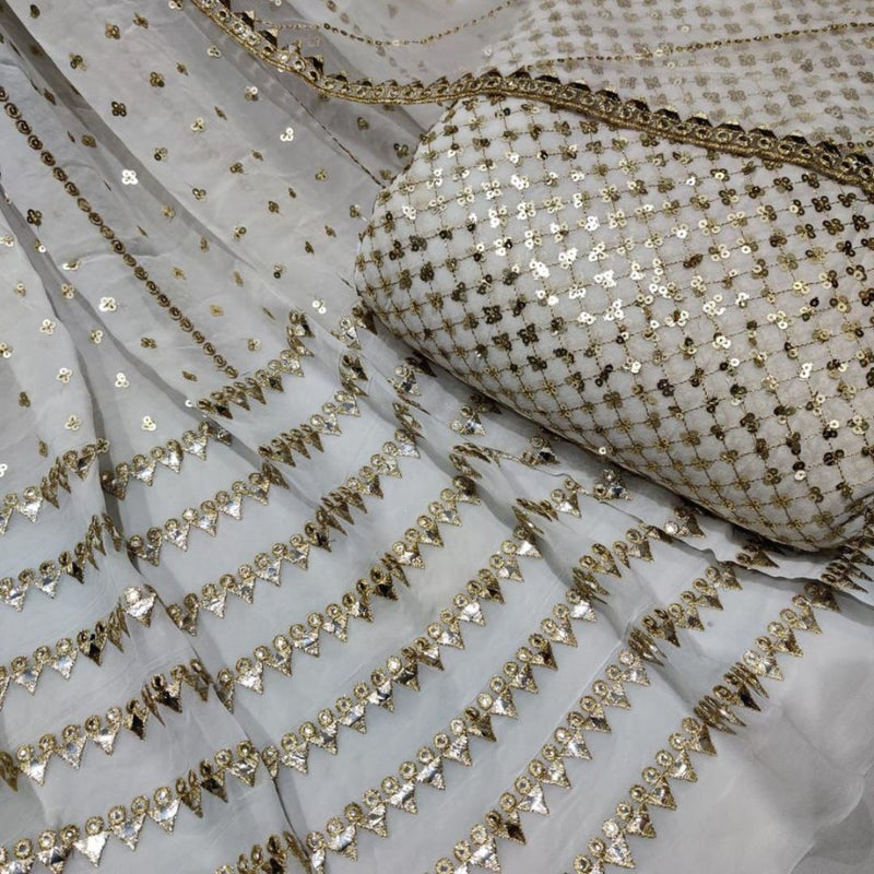 Pure Georgette and Nett Embroideries 56" & 44" Combinations