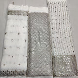 Pure Georgette Embroideries 54" & 44" Combinations