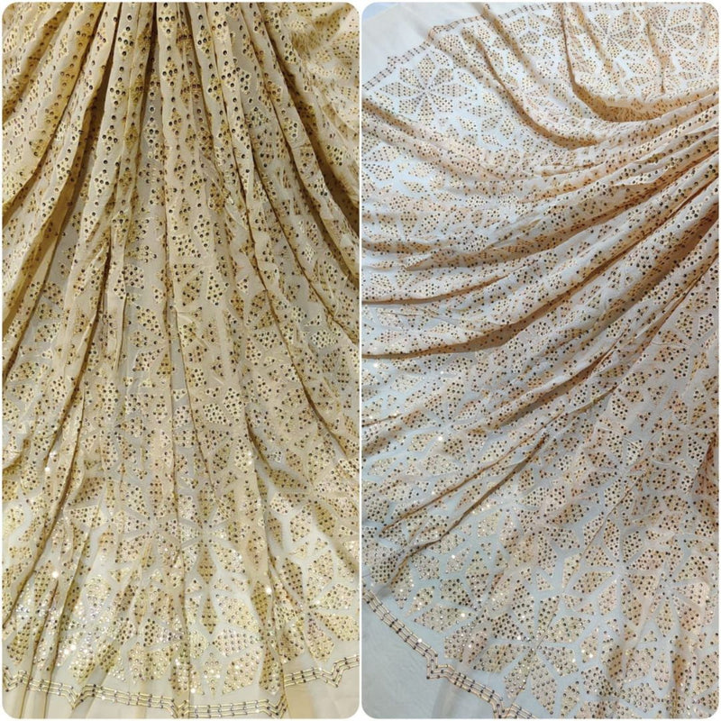 Pure Georgette Embroideries 54"