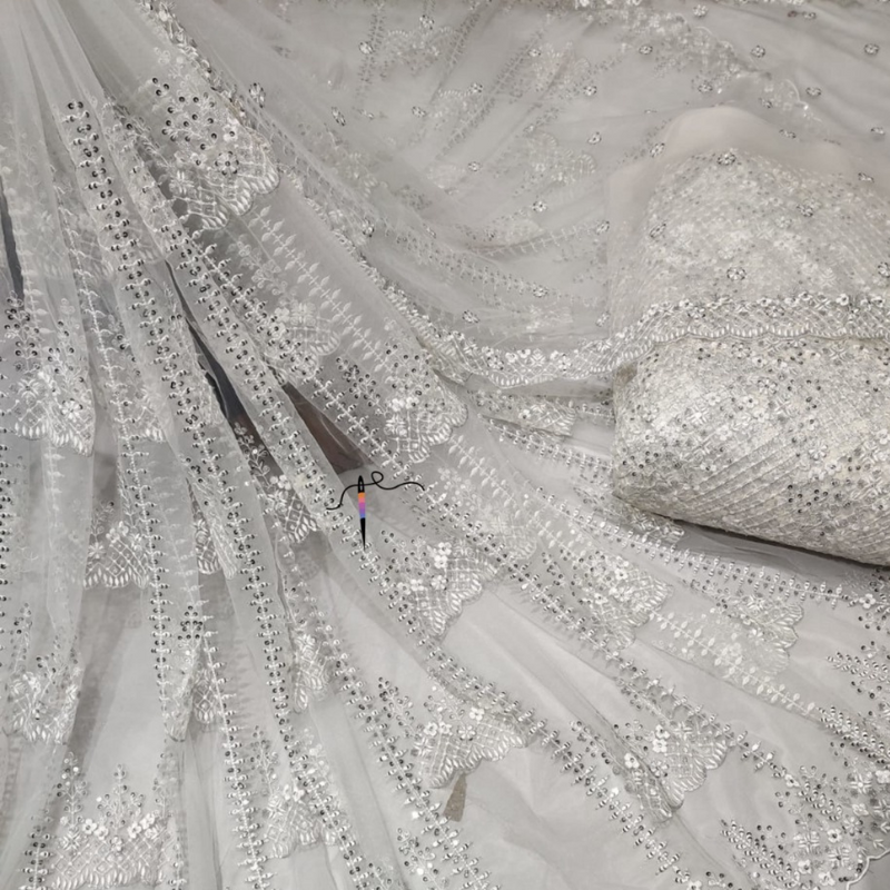 Nett Sequin, Width : 54'' & 44''