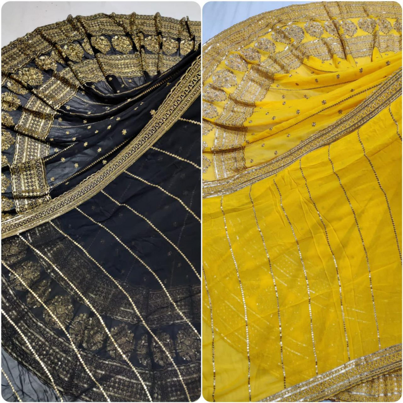 Georgette Embroideries 54" & 44" Combinations