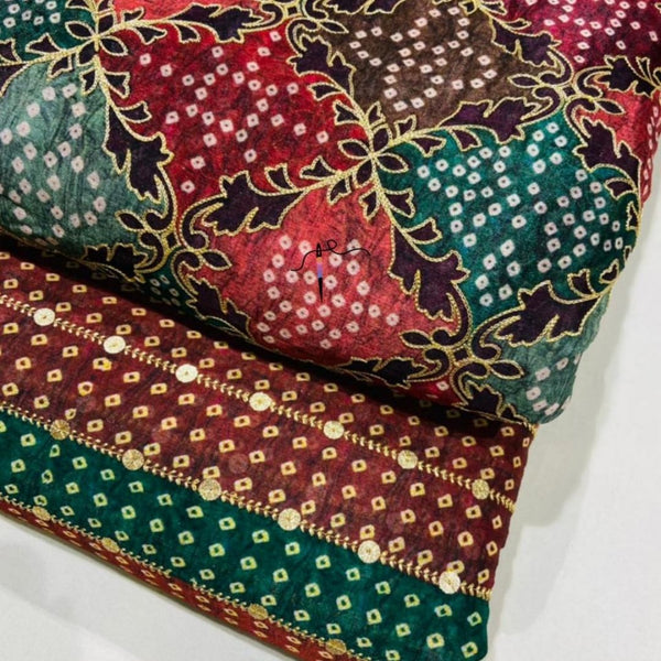 Pure chinon chiffon Embroideries 44”