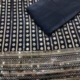Georgette Embroideries 54",44"