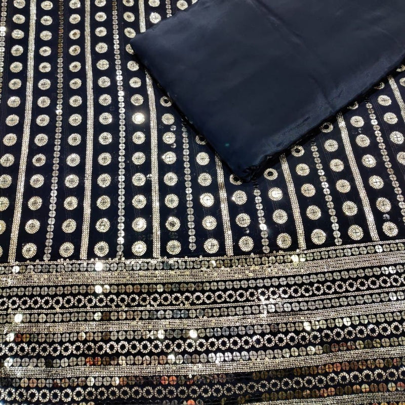 Georgette Embroideries 54",44"
