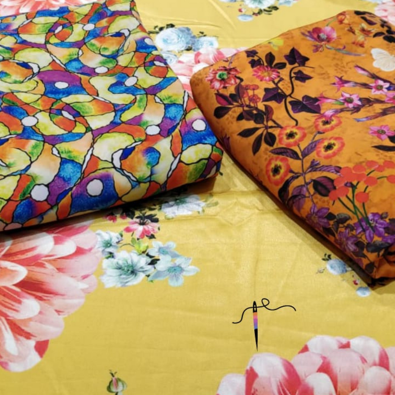 Soft Crepe Prints, 44"