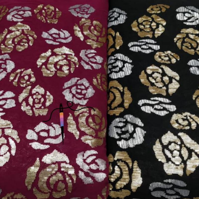 Pure Georgette, Width 44"