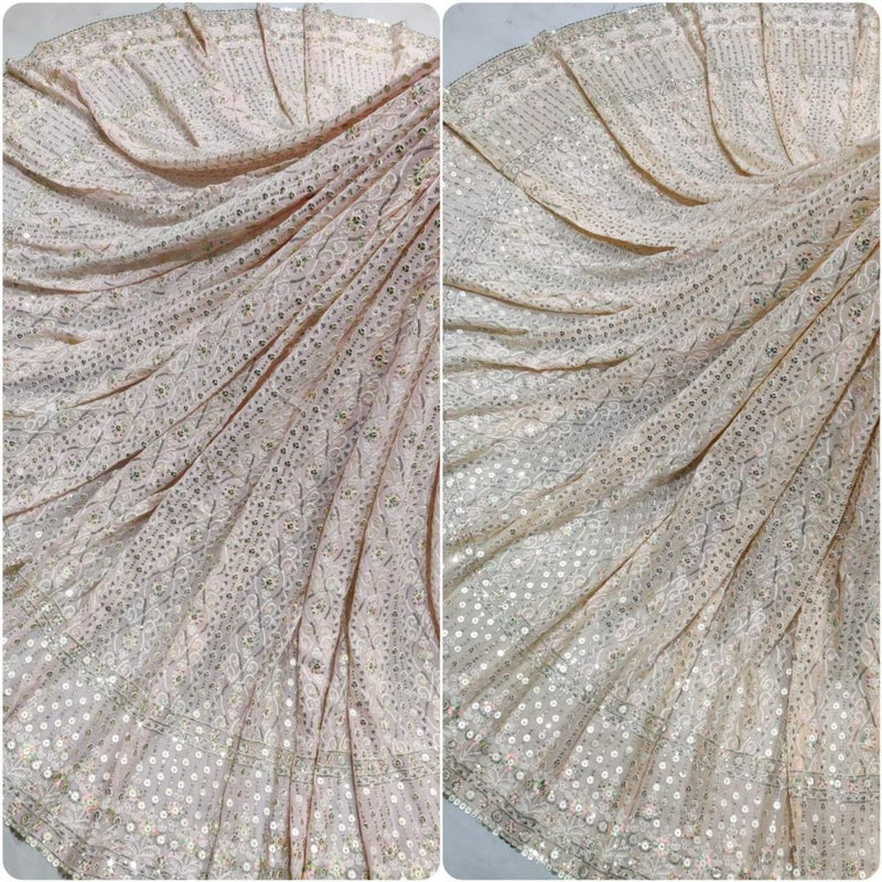 Pure Georgette Embroideries 54"