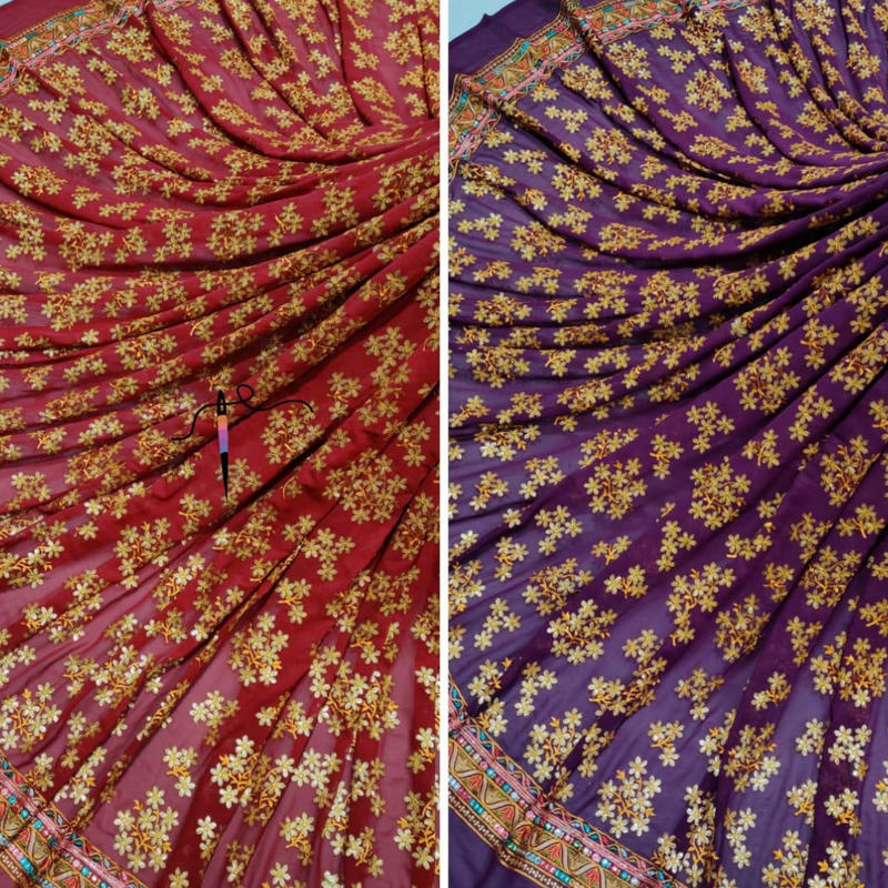 Georgette Embroideries, 54"
