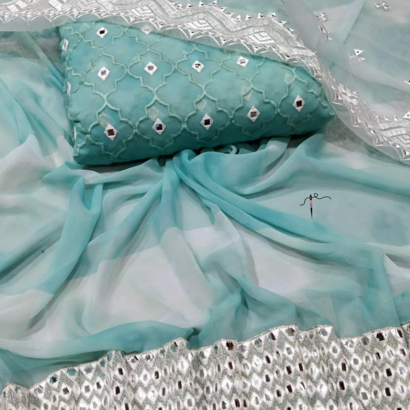 Georgette & Nett Embroideries Combination
