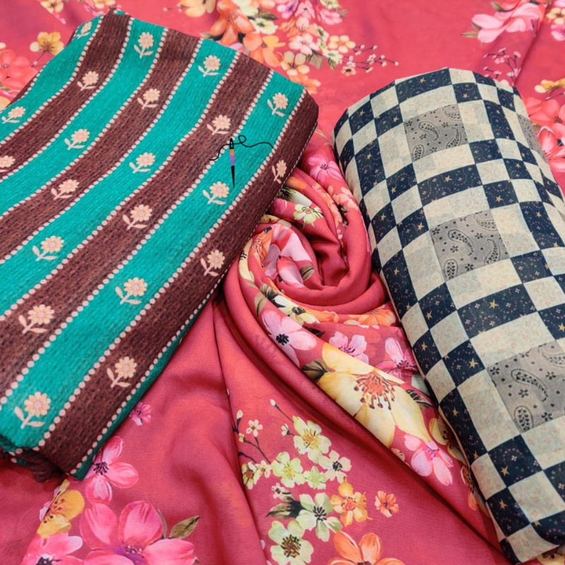 Georgette Print , Width : 44”