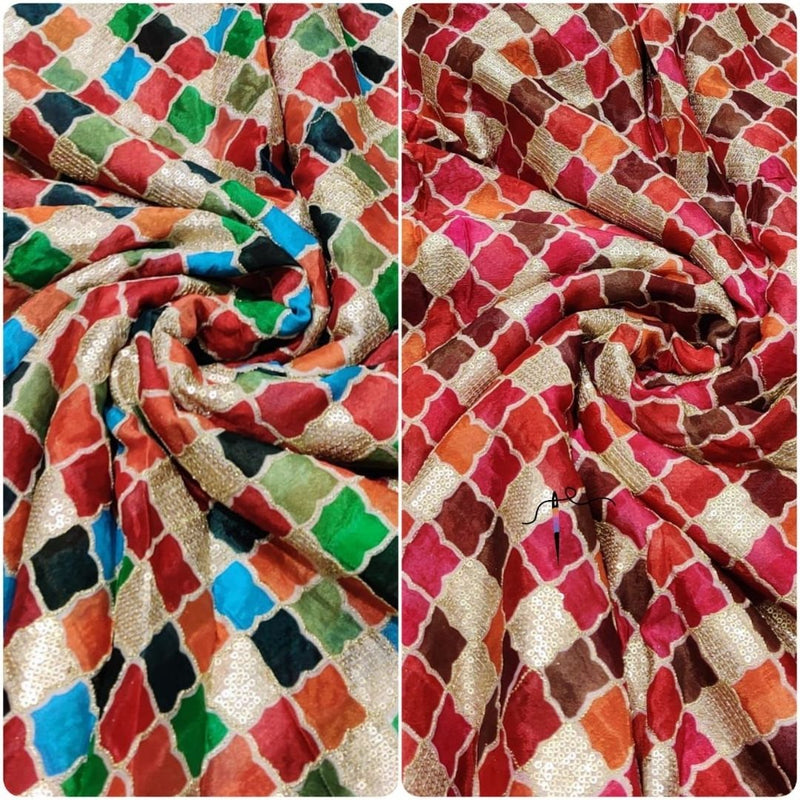 Pure chinon Embroideries 44”