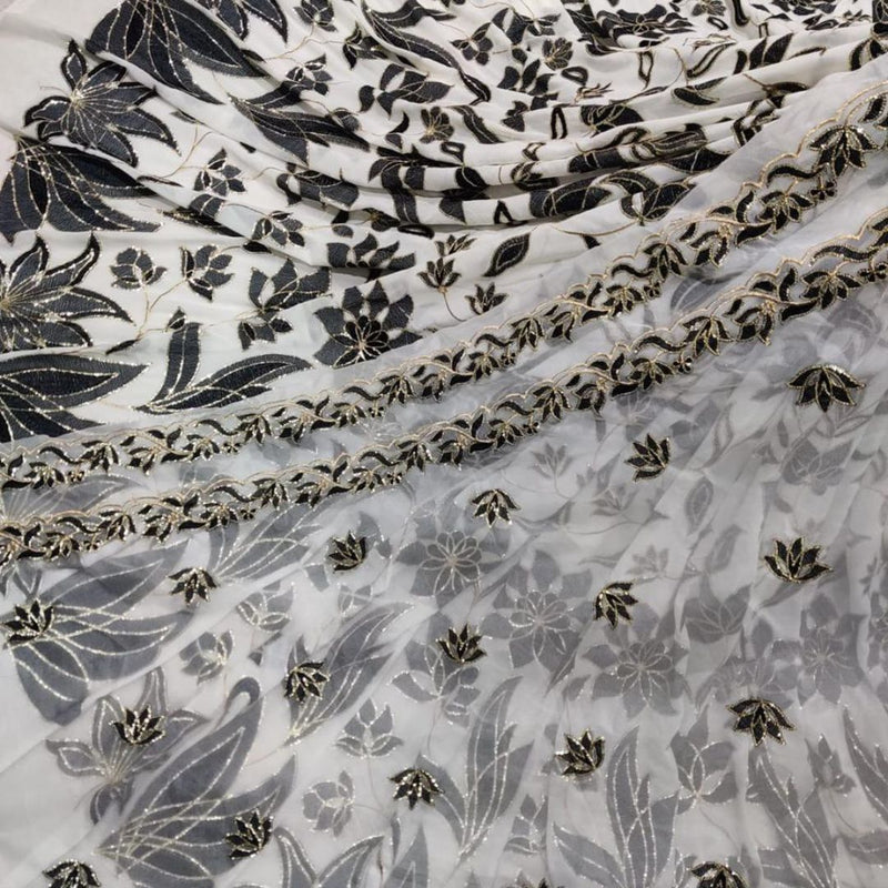 Georgette and Organza Embroideries 44" , 54" Combinations