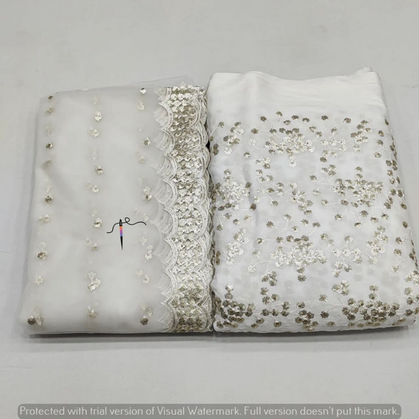 Pure Chinon Chiffon 44” Embroideries