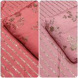 Pure chinon chiffon Embroideries 44” Combinations