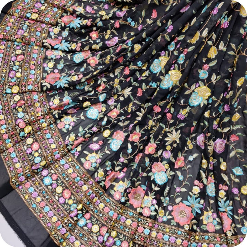 Georgette Embroideries 54"