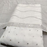 Pure Georgette and Chinon Chiffon Embroideries 44" Combinations