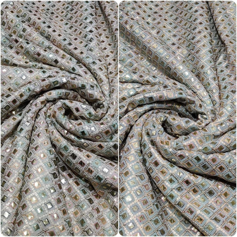 Georgette Embroideries 44"