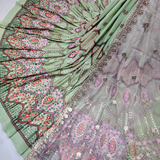 Georgette And Organza Embroideries 54" &  44" Combinations