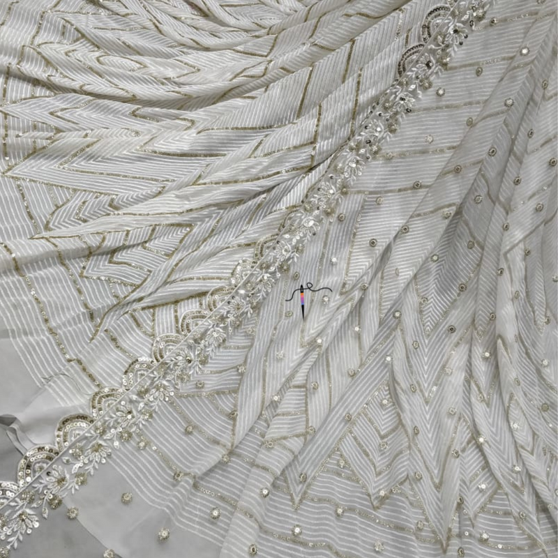 Pure Georgette 54" & Nett 44" combinations