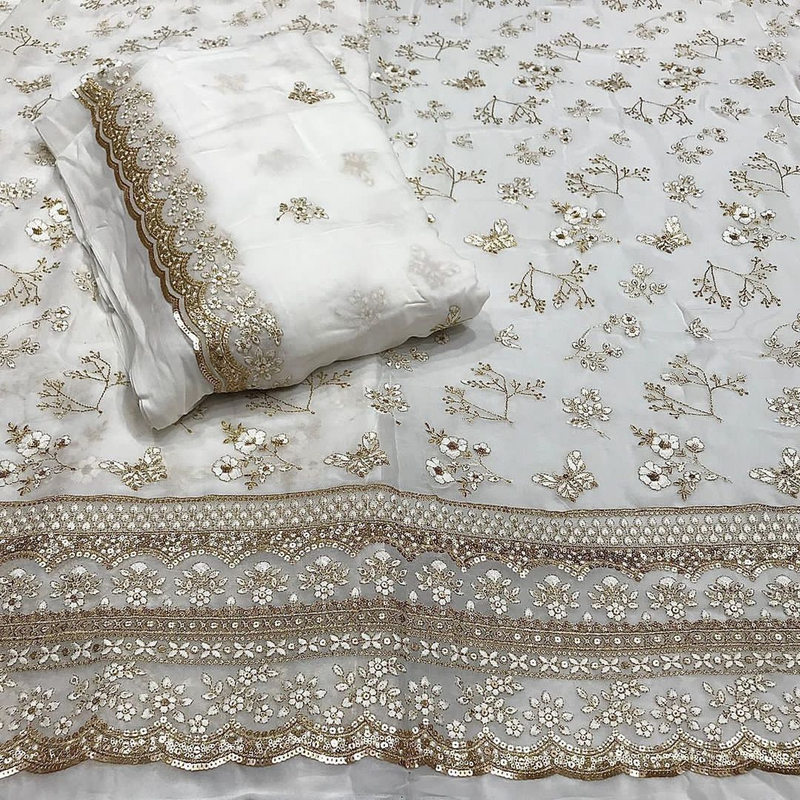 Pure Georgette Embroideries 54"