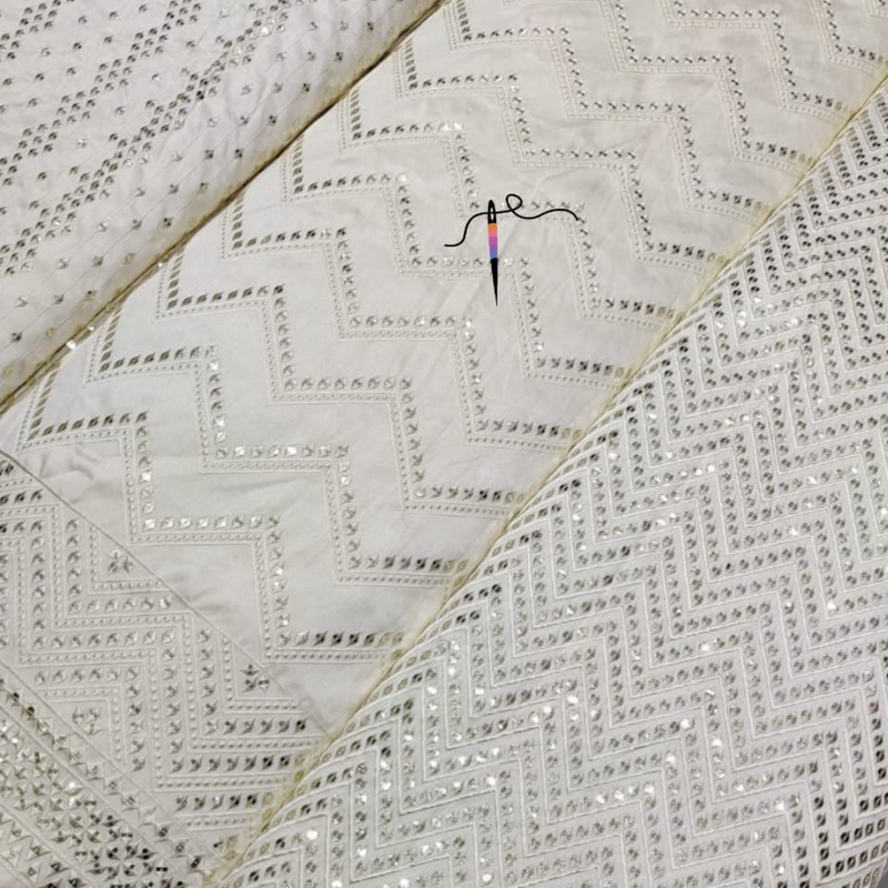 54" Silk Embroideries Combinations