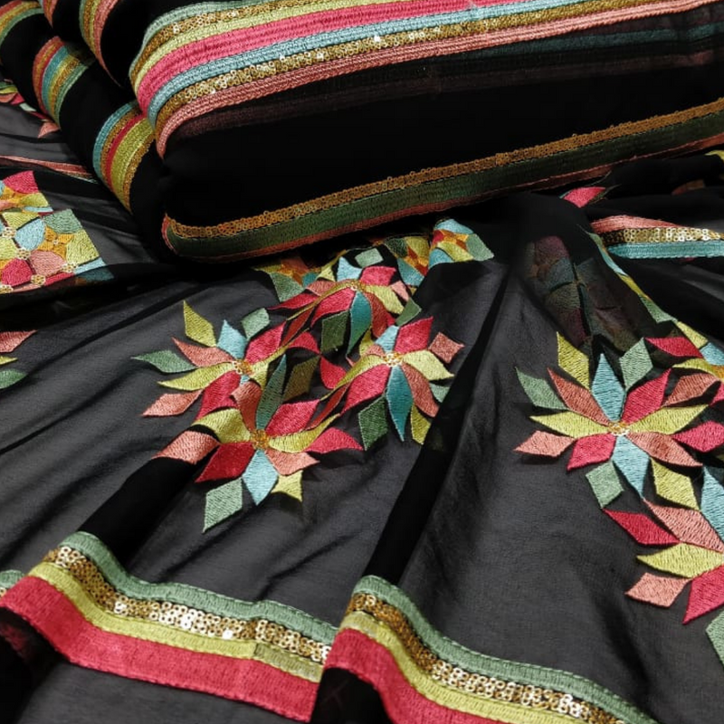 Georgette Combinations, Width 44"