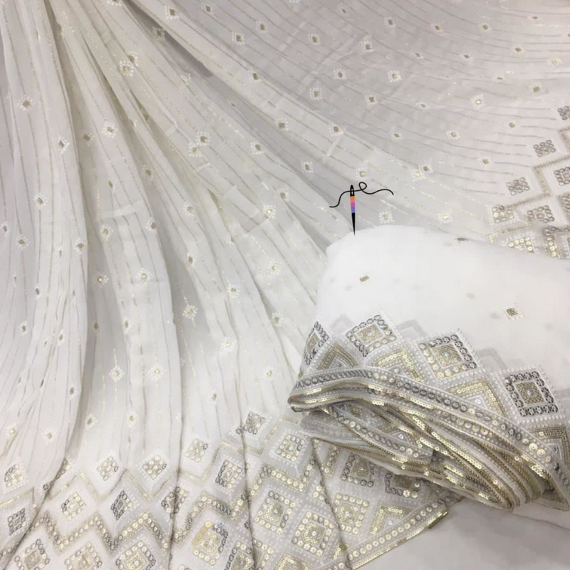 Georgette Lakhnavis, Width: 54" & 44"