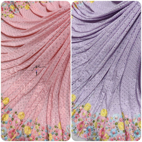 Georgette Embroideries 54"