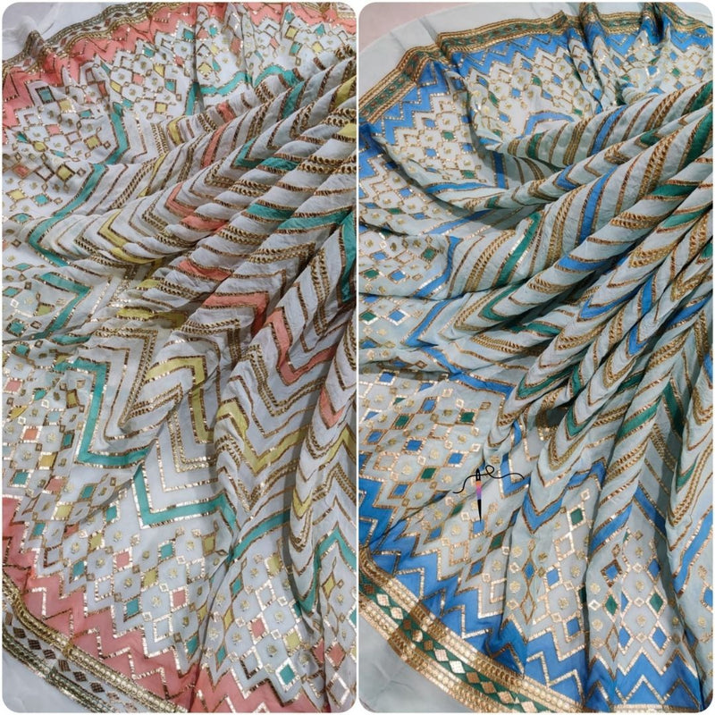 Pure Georgette Embroideries 54"