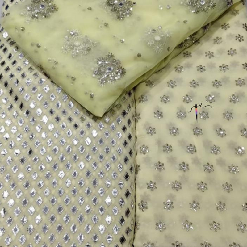 Pure Georgette 54" & Nett 44" Embroideries